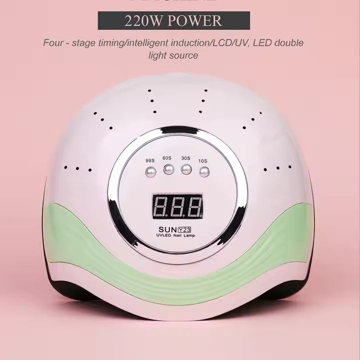 SUN UV Lamp 300Watts Nail Lamp, SUN LED Nail Light Nail Dryer for UV Gel Polish Manicure Professional UV Gel Light Nail Curing Lamp with Timers, for Salon and Home