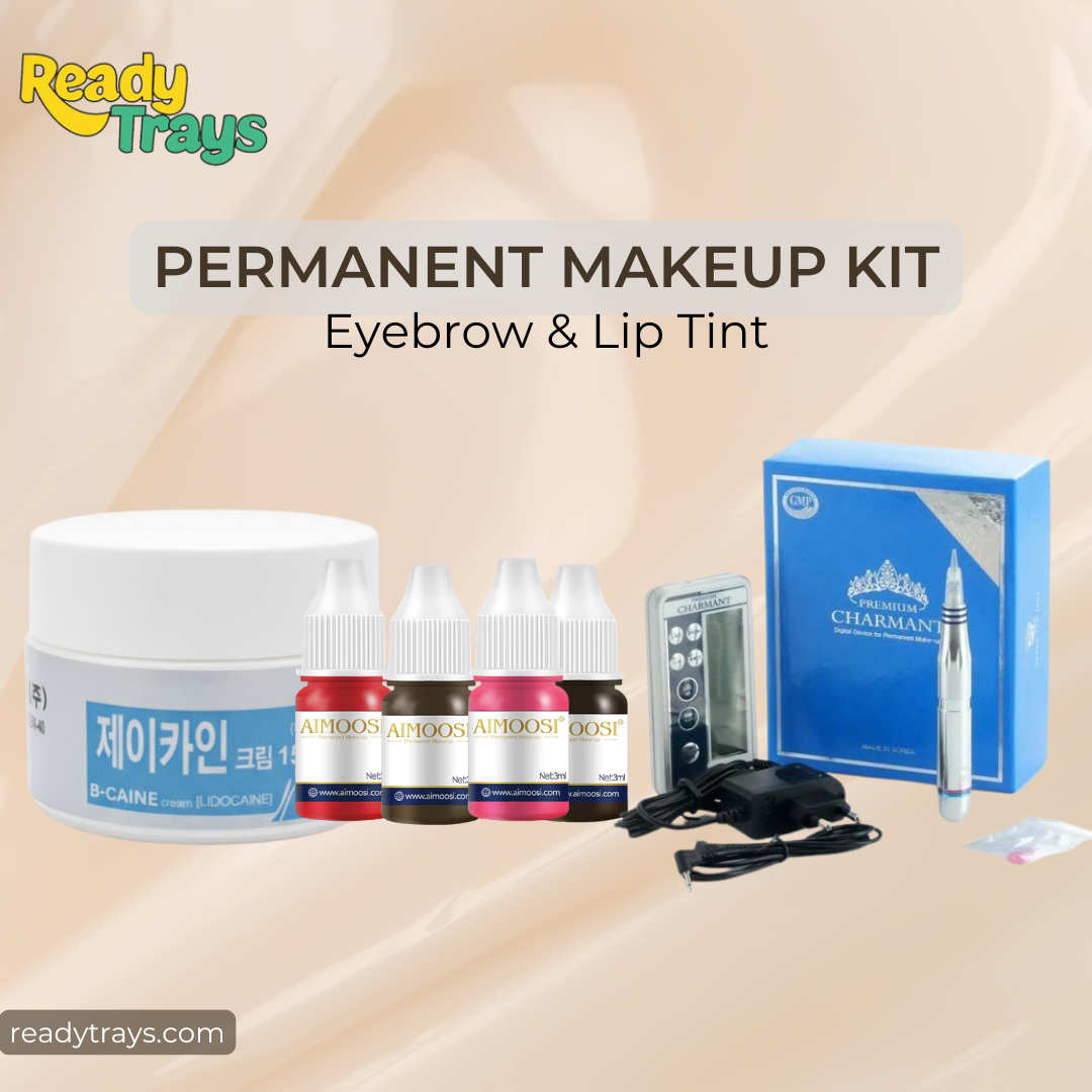Charmant PMU Starter Kit – PMU Pen + 4 Aimoosi Pigments + B-Cain 50g Numbing Cream (Professional Kit)