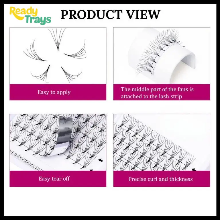 BLINK Premade Eyelash Fans 5D 0.07 D Curl Mixed Length 8-14mm Volume Extensions