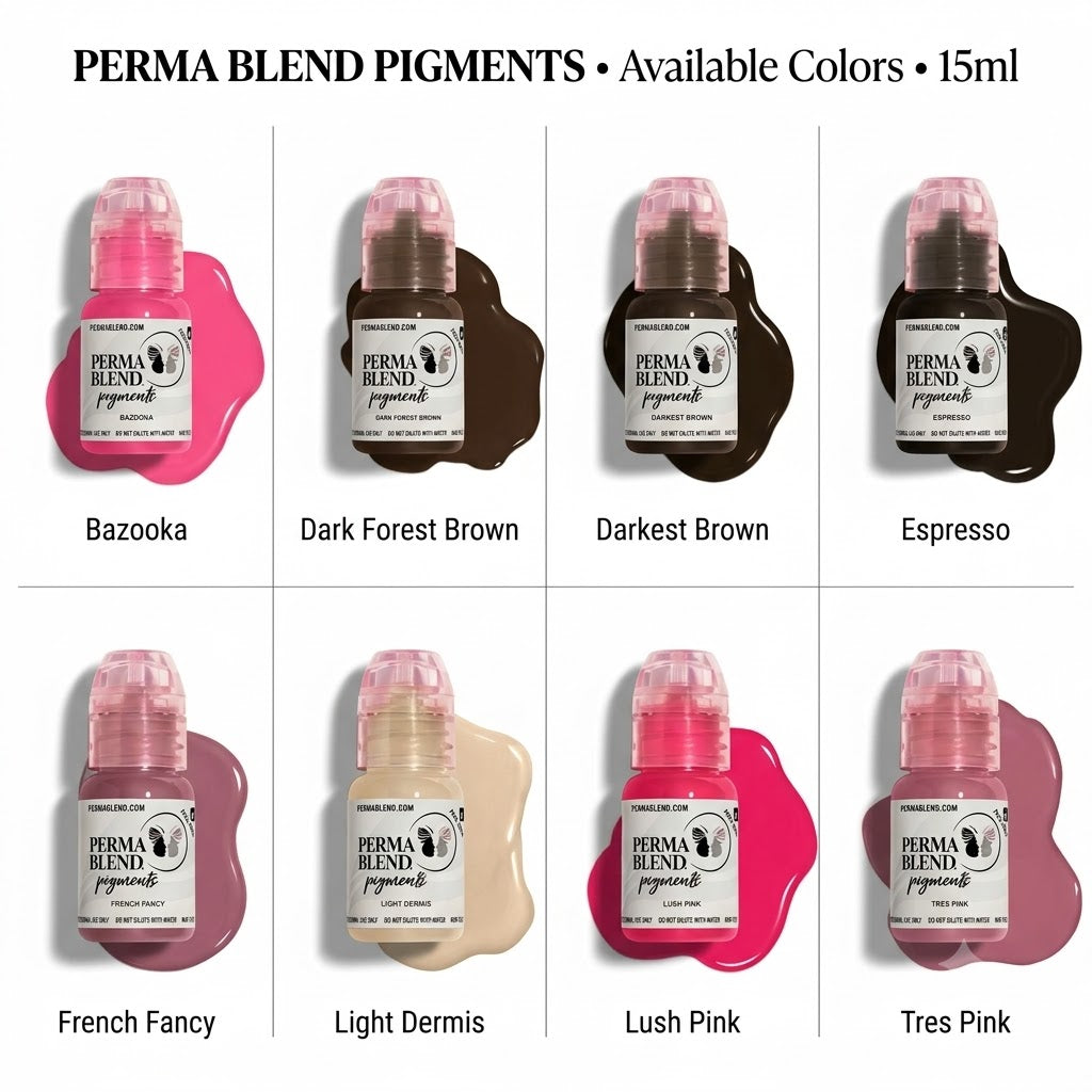 Perma Blend Pigments 15ml – Available Colors