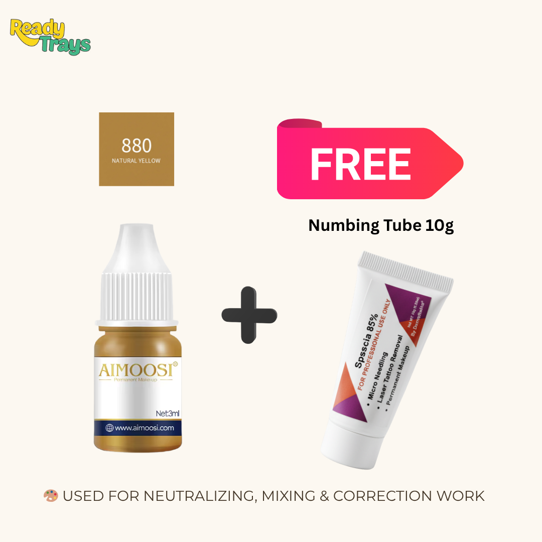 Aimoosi PMU Pigment 3ml with Free 10g Numbing Tube