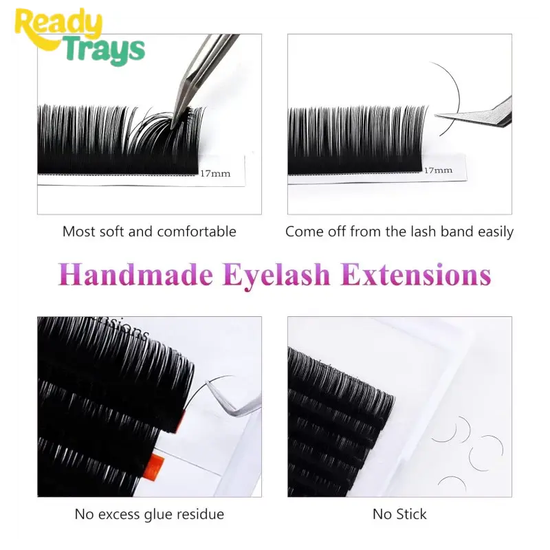 BLINK Lash Extension 0.07mm Volume Eyelash Extensions | D Curl Individual Lashes | Mixed Length 8-15mm for Professional Salon Use