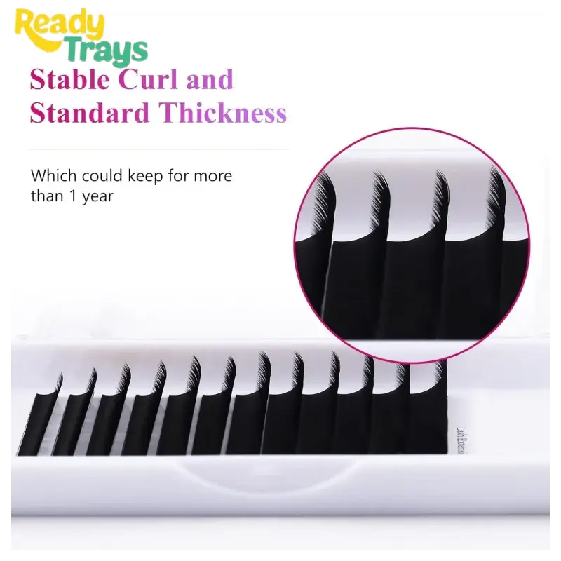 BLINK Lash Extension 0.07mm Volume Eyelash Extensions | D Curl Individual Lashes | Mixed Length 8-15mm for Professional Salon Use