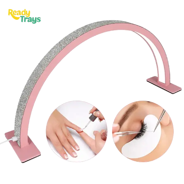 25W Half Moon LED Nail Table Lamp for Manicure – Professional Light for Home and Salon Use