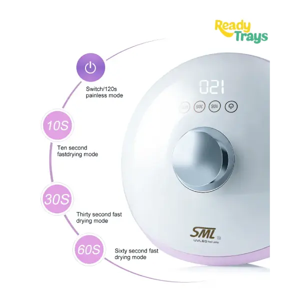 SML Best Selling 180W UV LED Nail Lamp | Fast Curing Nail Dryer with Smart Infrared Sensor and Adjustable Timer