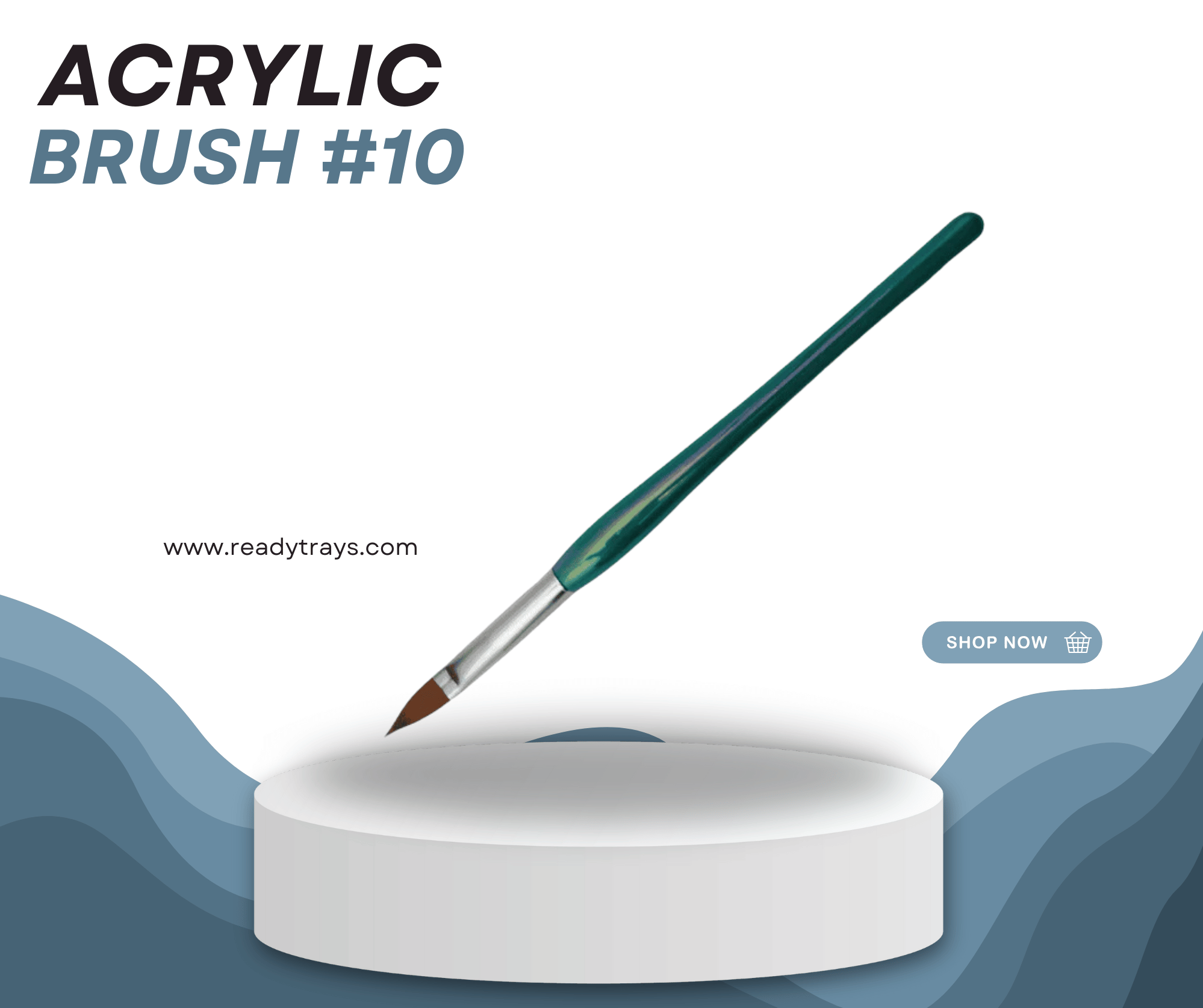 Acrylic Nail Art Carving Kit - Multi-Flower Making Brushes for 3D Sculpting (Multicolor)