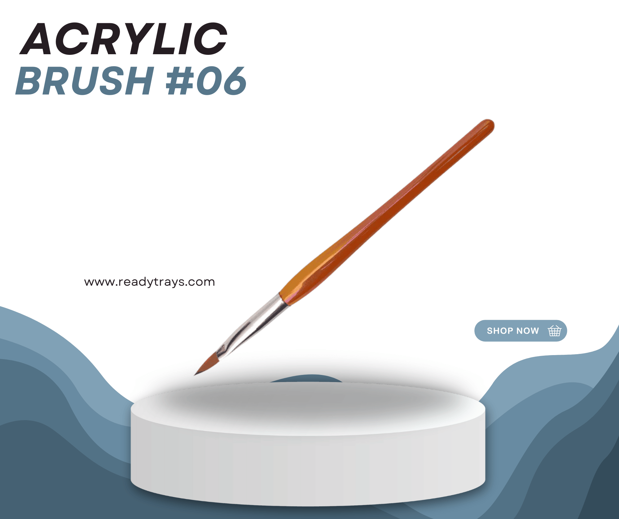 Acrylic Nail Art Carving Kit - Multi-Flower Making Brushes for 3D Sculpting (Multicolor)