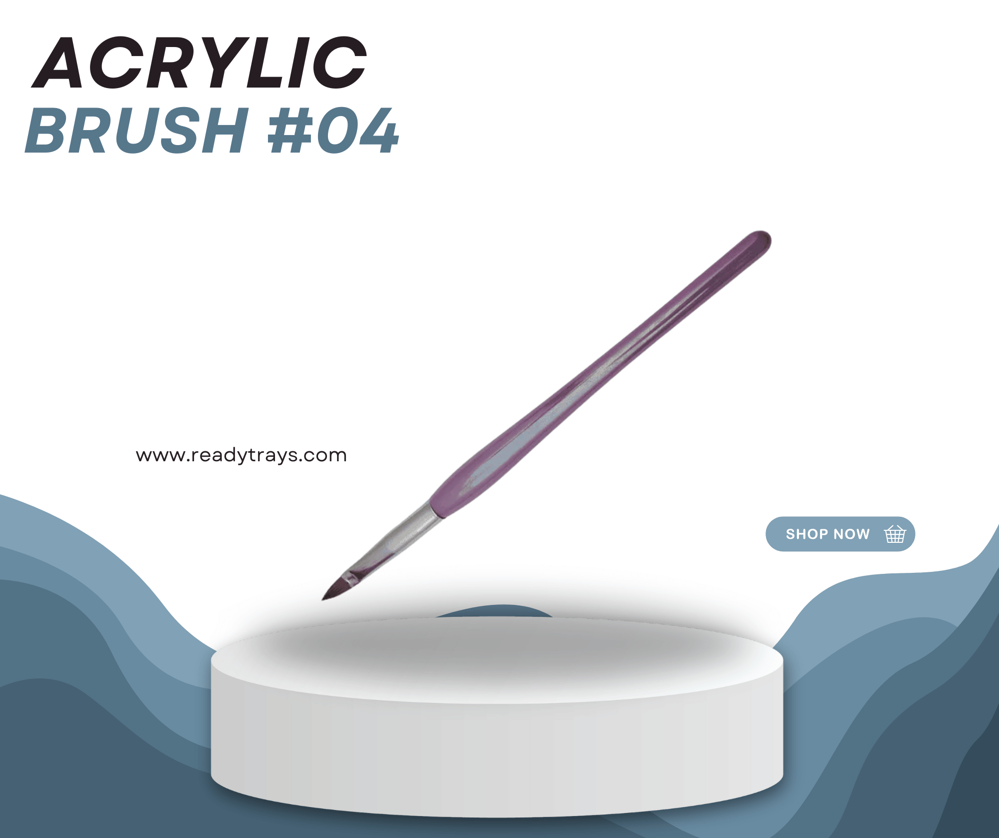 Acrylic Nail Art Carving Kit - Multi-Flower Making Brushes for 3D Sculpting (Multicolor)