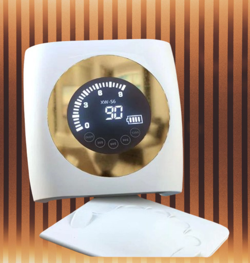 168W Rechargeable UV LED Nail Lamp with 4 Timer Settings and Dual Light for Acrylic Gel Polish Drying