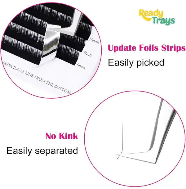 BLINK LU-M 0.07D/0.10D Mixed Tray Eyelash Extensions – Professional Soft Matte Lash Extension