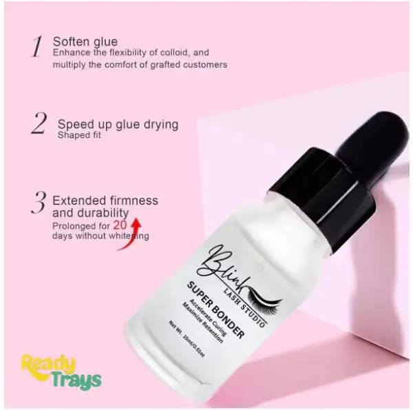 BLINK Lash Super Bonder Accelerator for Eyelash Extensions | Enhances Retention & Prolongs Lash Lifespan