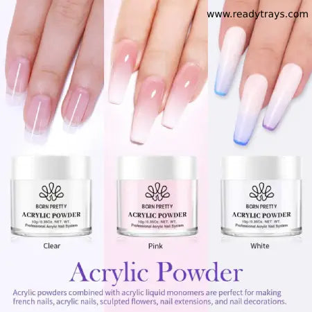 BORN PRETTY 4-Piece Acrylic Nail Kit for Nail Extensions