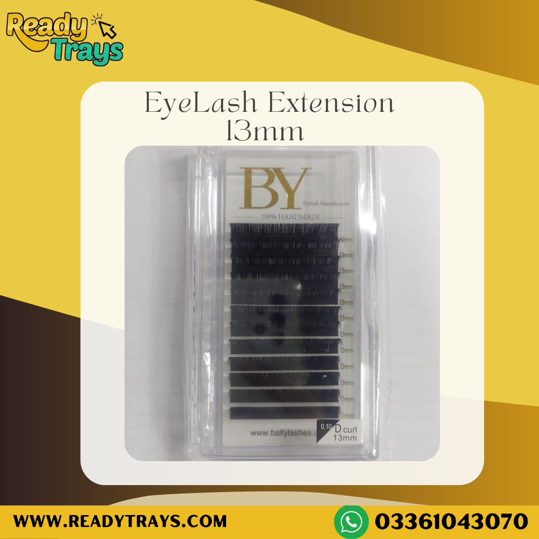 Bally Lashes Eyelash Extension Tray 13mm - 0.10 D Curl Soft Eyelash Extension