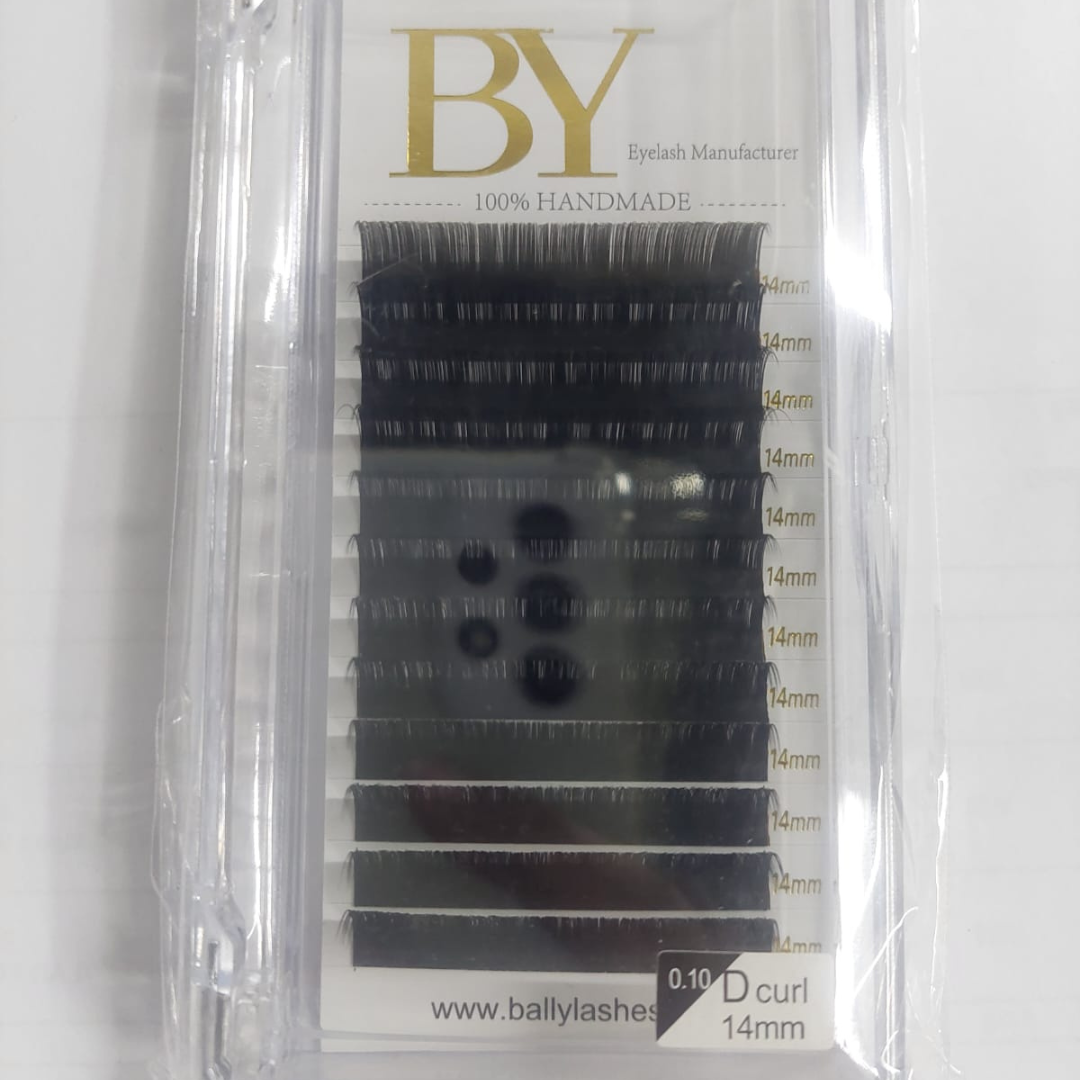 Bally Lashes Eyelash Extension Tray 14mm - 0.10 D Curl Soft Eyelash Extension