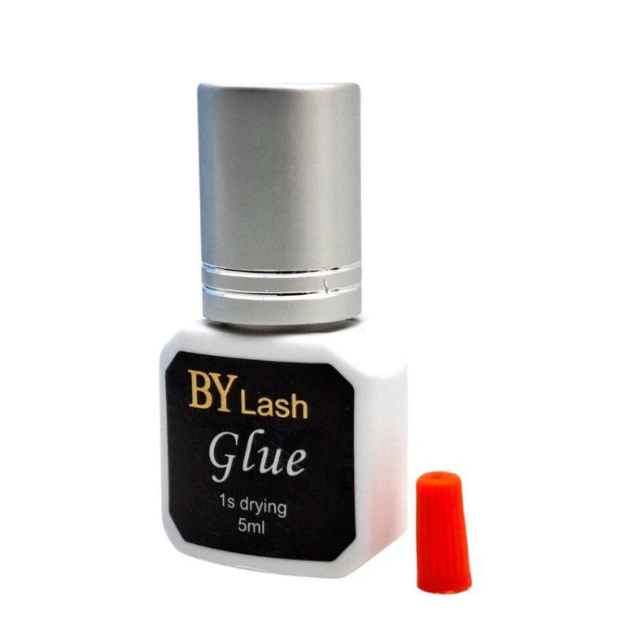 BY Eyelash Extension Glue – Extra Strong, 1 Sec Drying, 7-9 Week Retention | Salon-Grade Lash Adhesive 5ml – Black