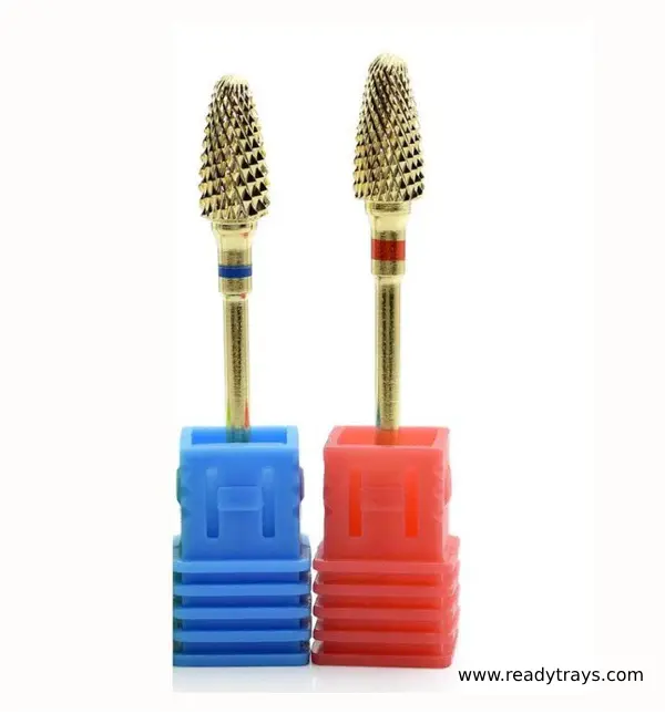 Bullet-Shaped Tungsten Steel Nail Drill Bit – Manicure & Pedicure Tool for Nail Art, Milling & Grinding