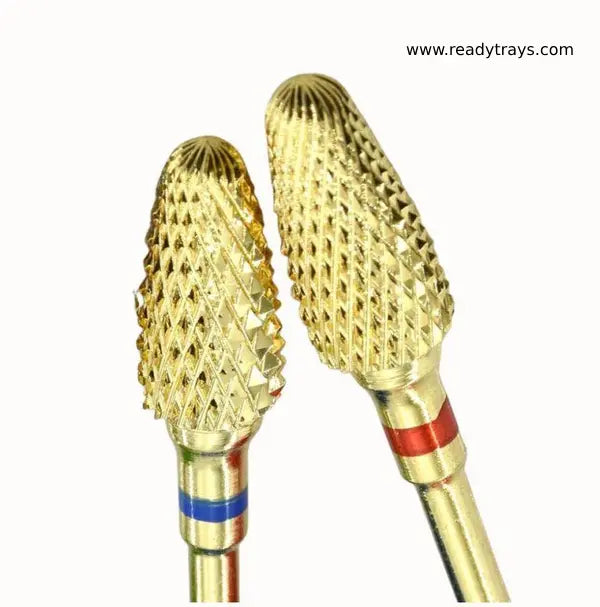 Bullet-Shaped Tungsten Steel Nail Drill Bit – Manicure & Pedicure Tool for Nail Art, Milling & Grinding