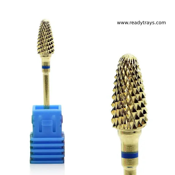 Bullet-Shaped Tungsten Steel Nail Drill Bit – Manicure & Pedicure Tool for Nail Art, Milling & Grinding