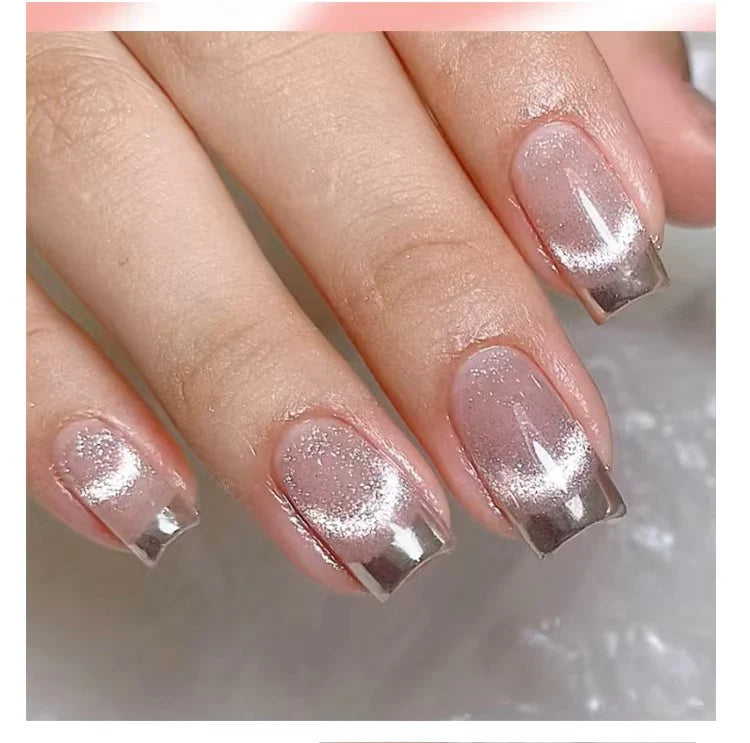 Magnetic Cat Eye Powder with Mirror Effect – White Moonlight | Born Pretty Nicole Diary | 0.2g Shimmer Pigment for Nails with Cat Eye Magnet Design