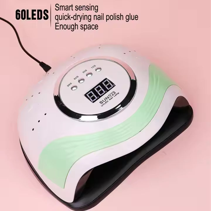 SUN UV Lamp 300Watts Nail Lamp, SUN LED Nail Light Nail Dryer for UV Gel Polish Manicure Professional UV Gel Light Nail Curing Lamp with Timers, for Salon and Home