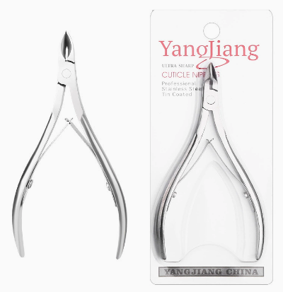 Professional Stainless Steel Cuticle Nipper – Ultra Sharp Cuticle Cutter for Manicure, Pedicure & Nail Care
