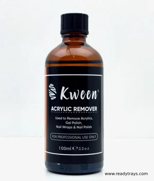 KWEEN 100% Pure Acetone Acrylic & Gel Nail Polish Remover – Ideal for Manicures & Pedicures