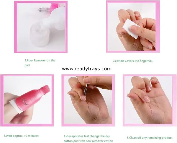 KWEEN 100% Pure Acetone Acrylic & Gel Nail Polish Remover – Ideal for Manicures & Pedicures