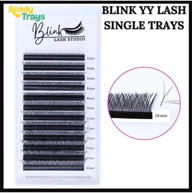 BLINK YY Eyelash Extensions D Curl 0.07mm 2D Premade Fans