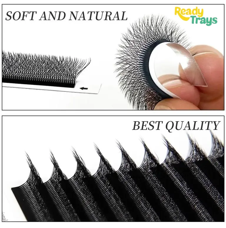 BLINK YY Eyelash Extensions D Curl 0.07mm 2D Premade Fans