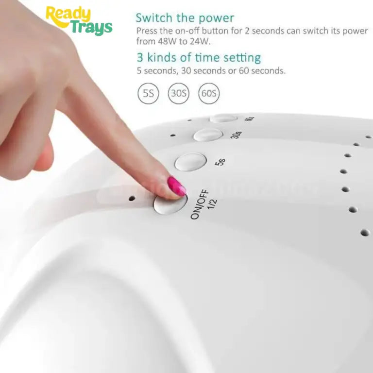 SUNone UV LED Nail Lamp | 48W Gel Nail Dryer with 3 Timers & Auto Sensor for Nail Polish Curing