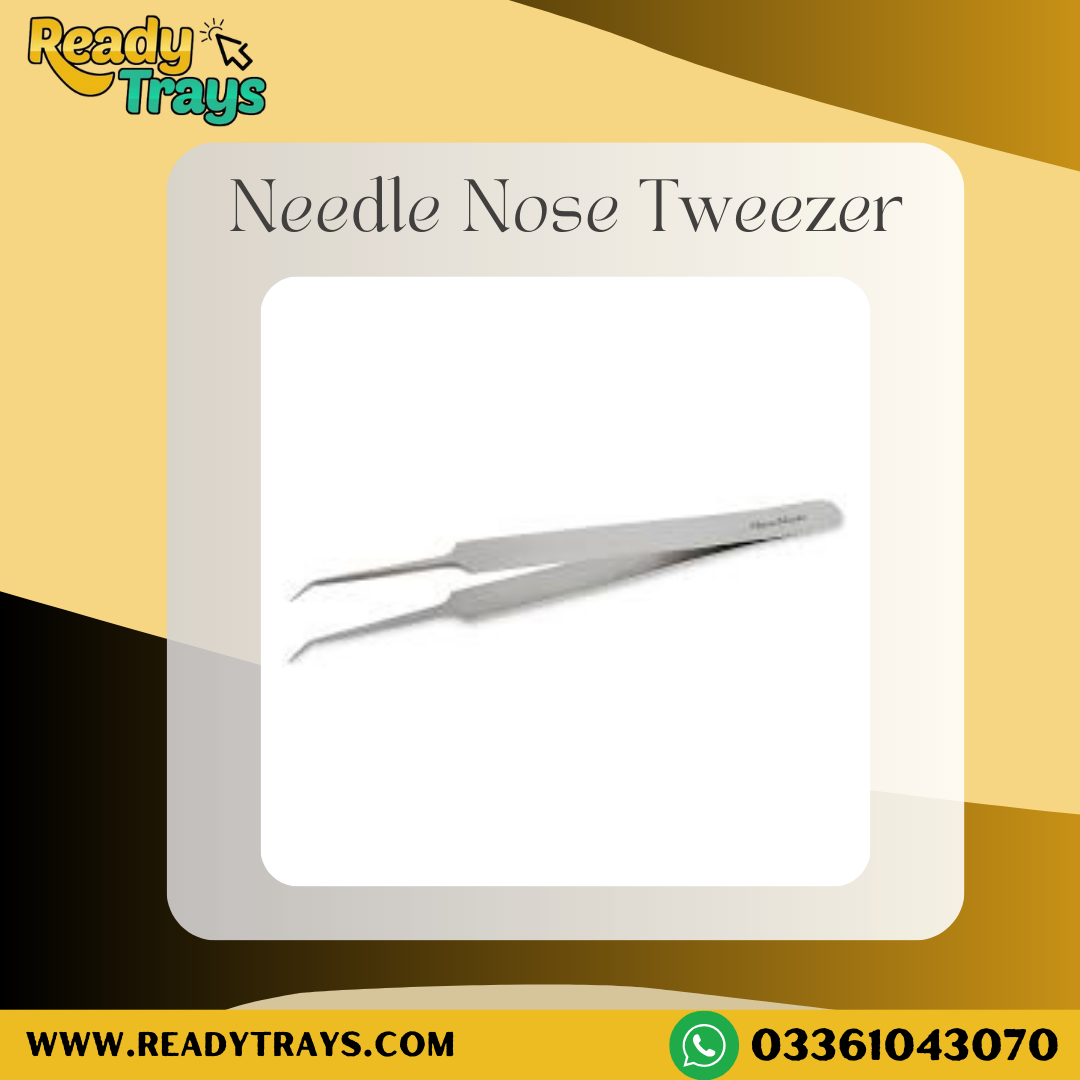 Needle Nose Tweezer - Stainless Steel