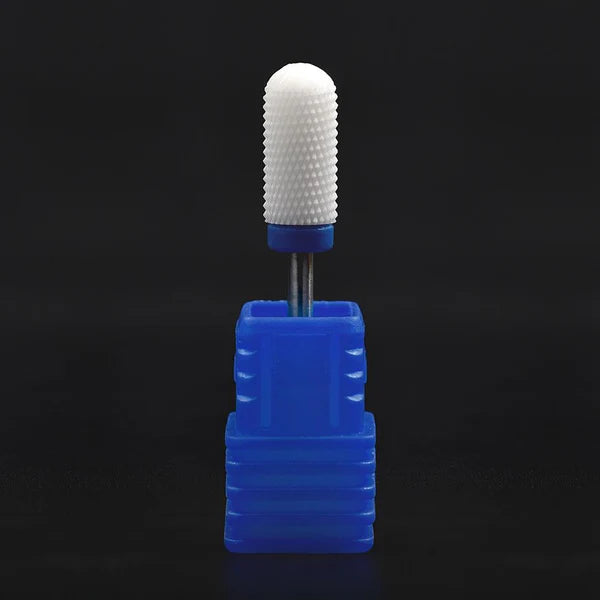 Round Head Ceramic Nail Drill Bit for Electric Manicure Machine – Nail Drill Tool for Salon & DIY Nail Care
