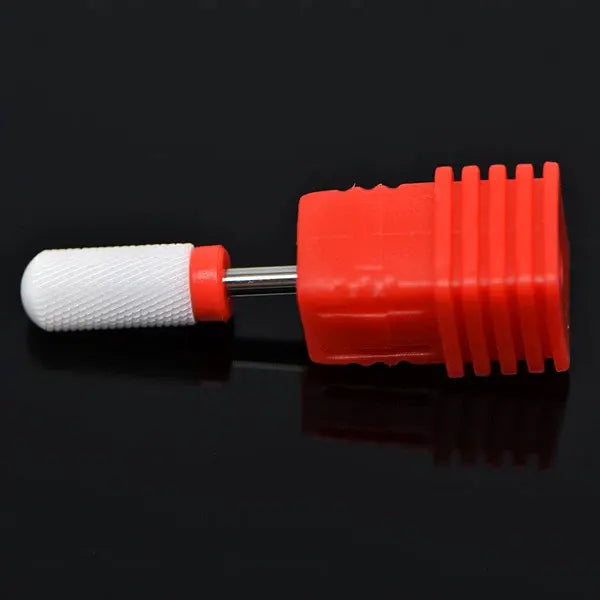 Round Head Ceramic Nail Drill Bit for Electric Manicure Machine – Nail Drill Tool for Salon & DIY Nail Care