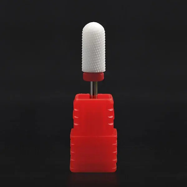 Round Head Ceramic Nail Drill Bit for Electric Manicure Machine – Nail Drill Tool for Salon & DIY Nail Care