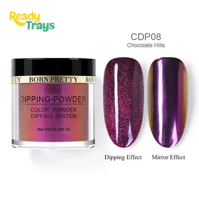 Chameleon Dipping Nail Powder | Glitter Dust Chrome Mirror Powder for Nail Art & Manicure | 10g
