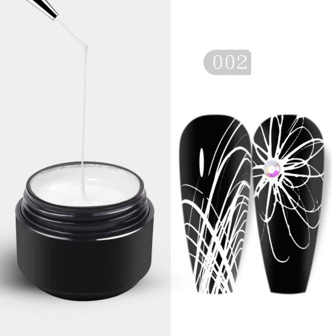 Spider gel for nail art white