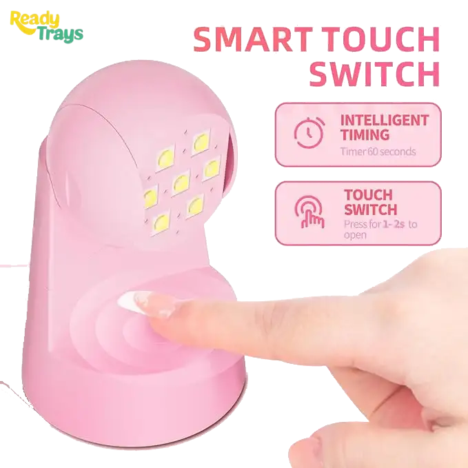 MINI UV LED Nail Lamp | Compact Nail Dryer for Gel Polish | Salon-Quality Manicure & Pedicure at Home