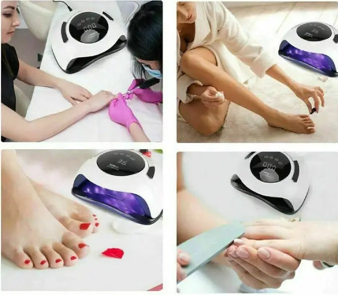 SUN UV LED Nail Lamp 120W | Professional Gel Nail Dryer with Fast Curing | SUN BQ5T