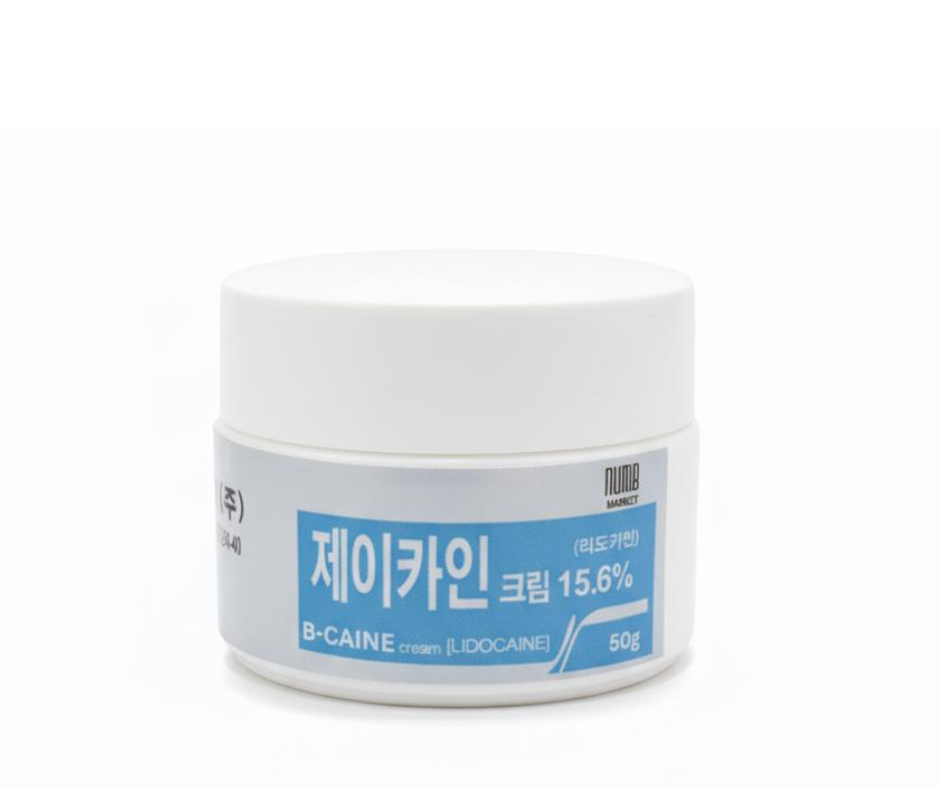 Bcaine Numbing Cream 50g (15.6%) – Strong Topical Anesthetic for Permanent Makeup, Microblading & Skin Procedures