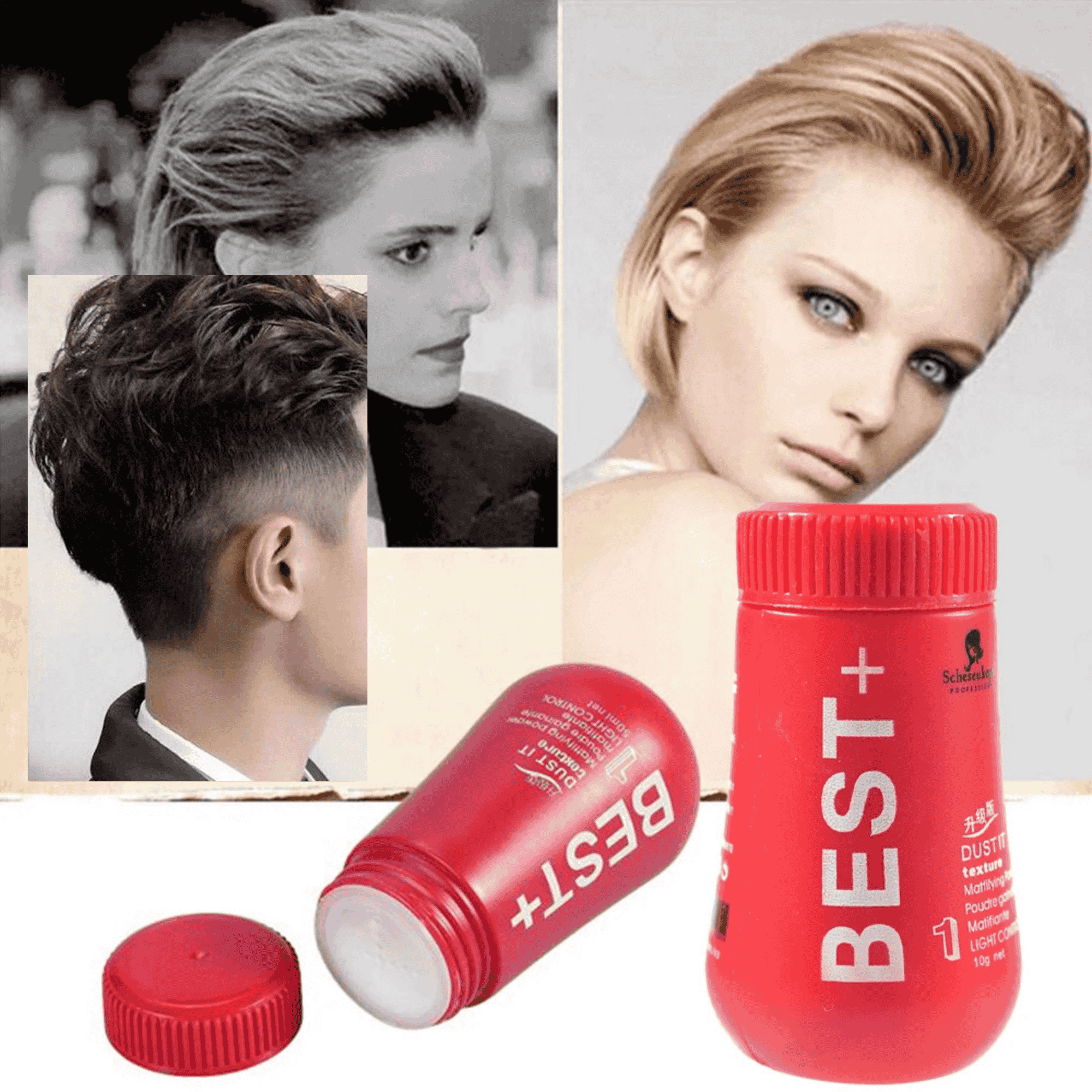 BEST+ DUST IT™ Mattifying Hair Powder – Instant Volume, Oil Control, No-Wash Styling
