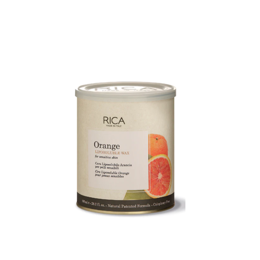 Rica Orange Liposoluble Wax for Sensitive Skin