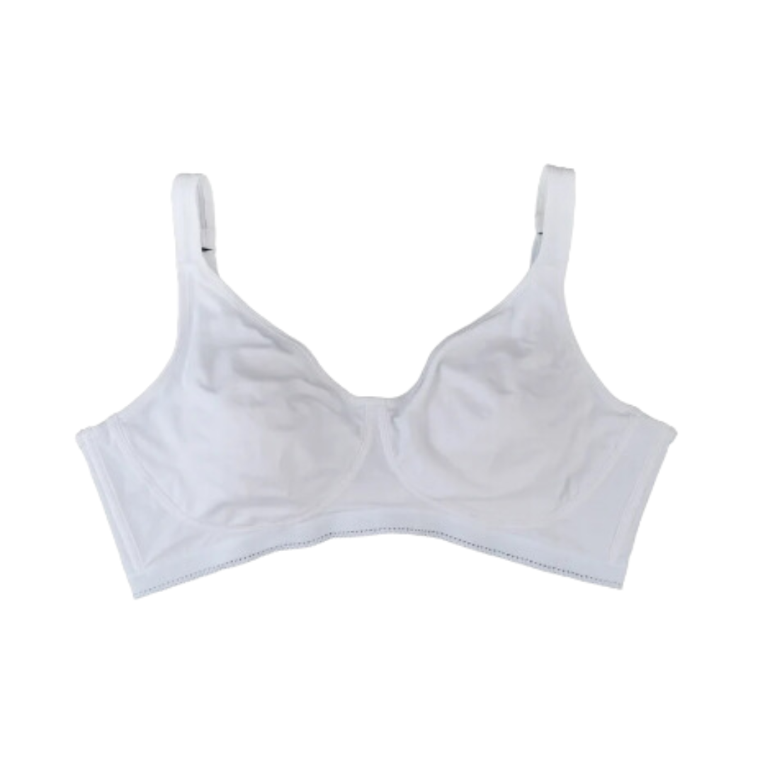 BLS Bra White Carole Non Wired And Non Padded Cotton