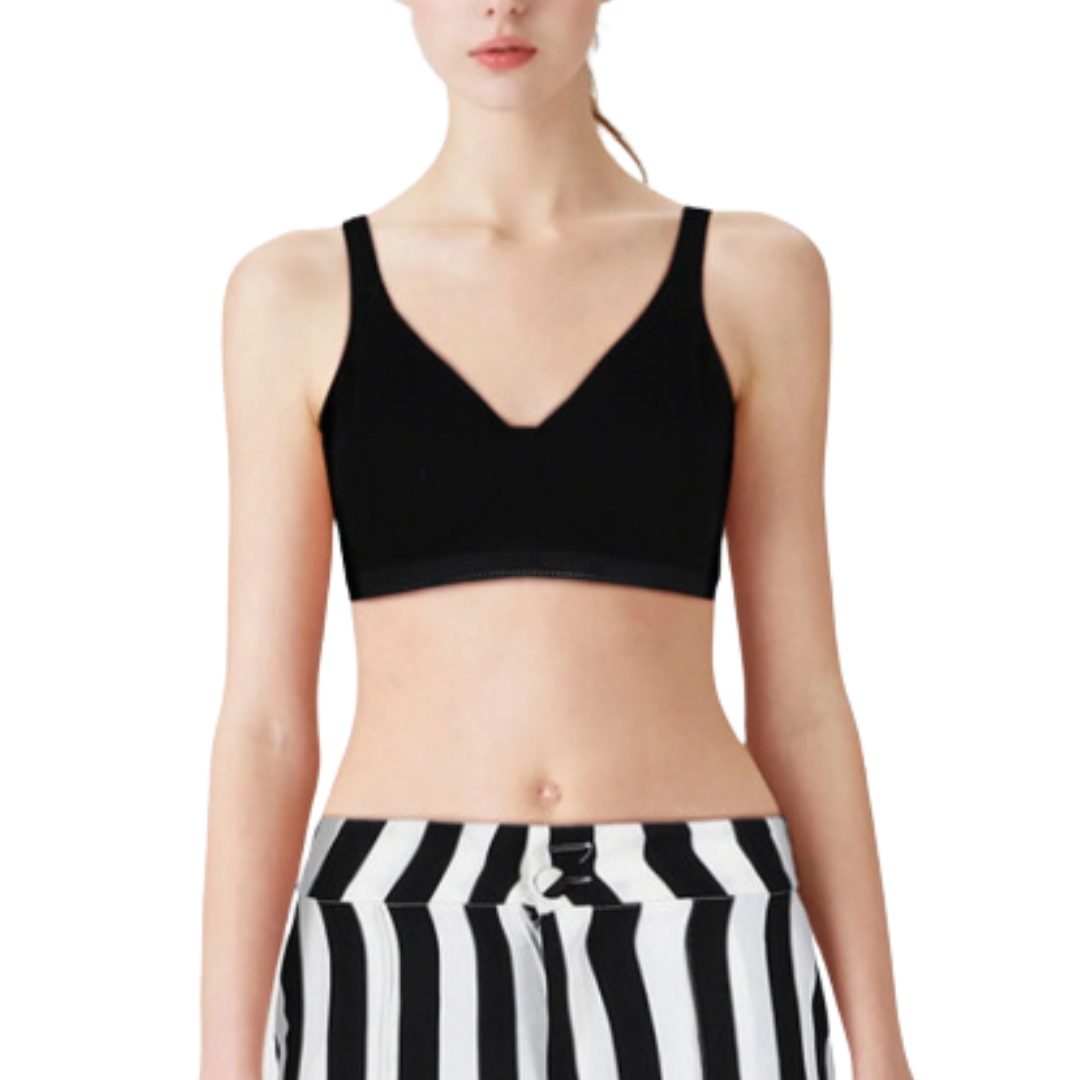 BLS Bra Black Carole Non Wired And Non Padded Cotton