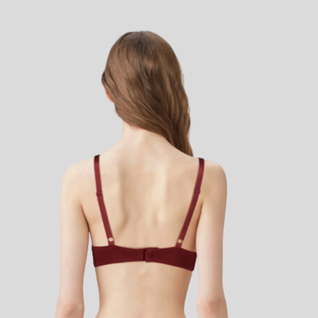 BLS Bra Maroon Pero Wired And Padded Cotton