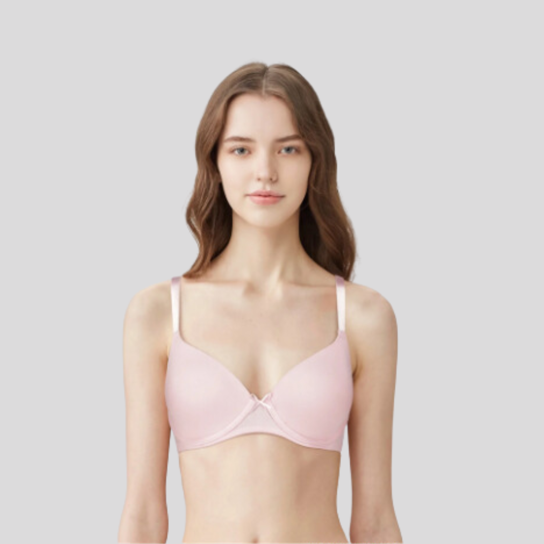BLS Pink Bra Pero Wired And Padded Cotton