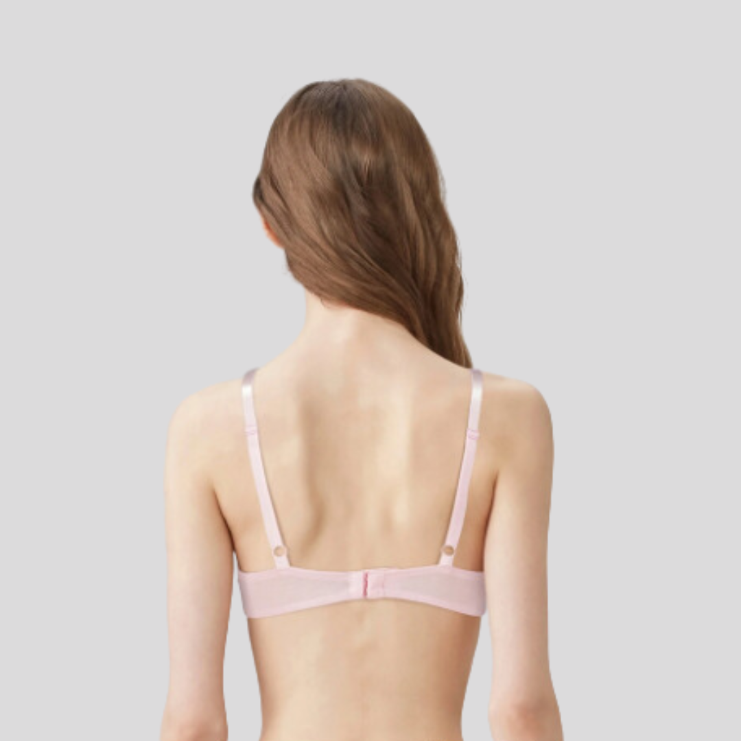 BLS Pink Bra Pero Wired And Padded Cotton