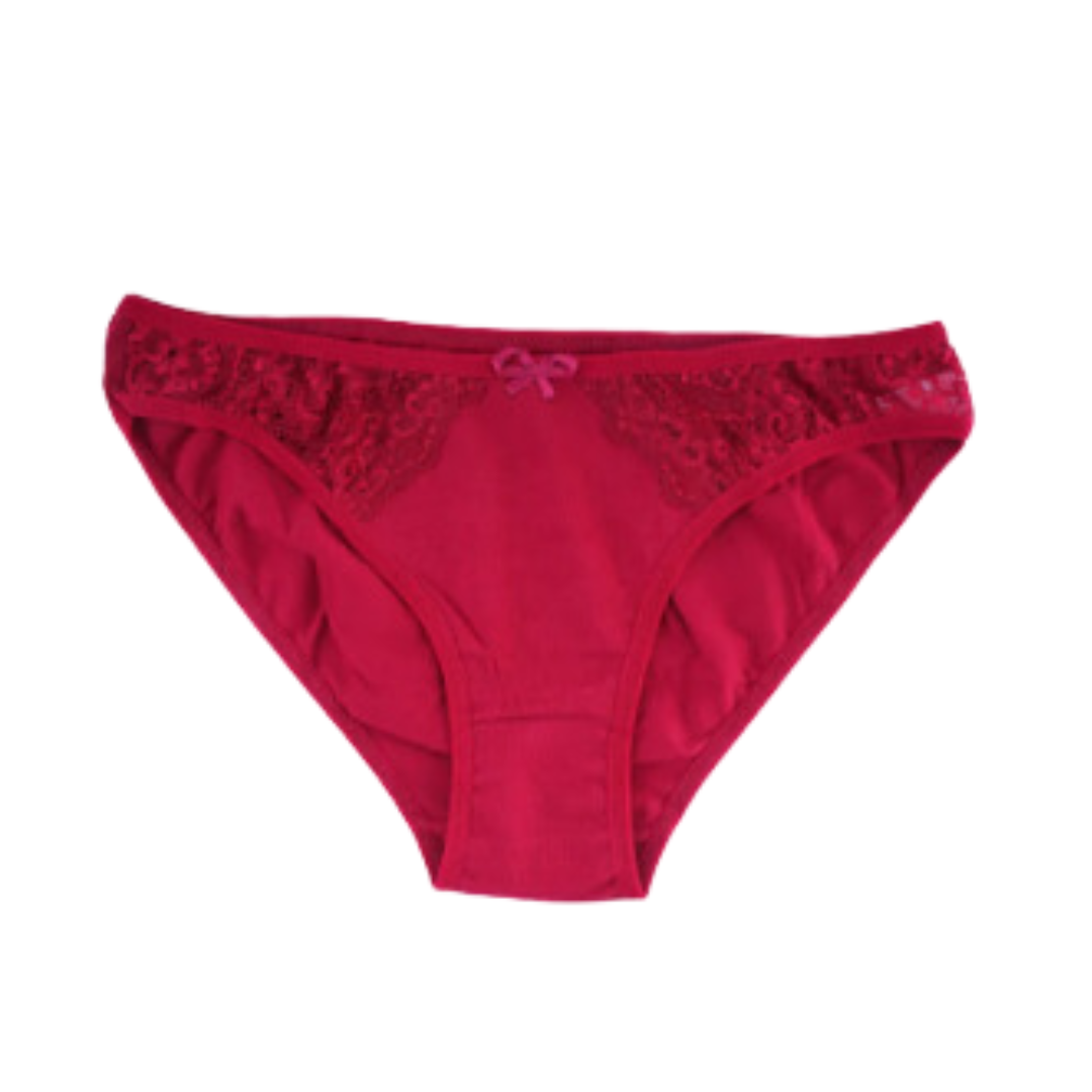 BLS Poppy Cotton Panty Bordeaux