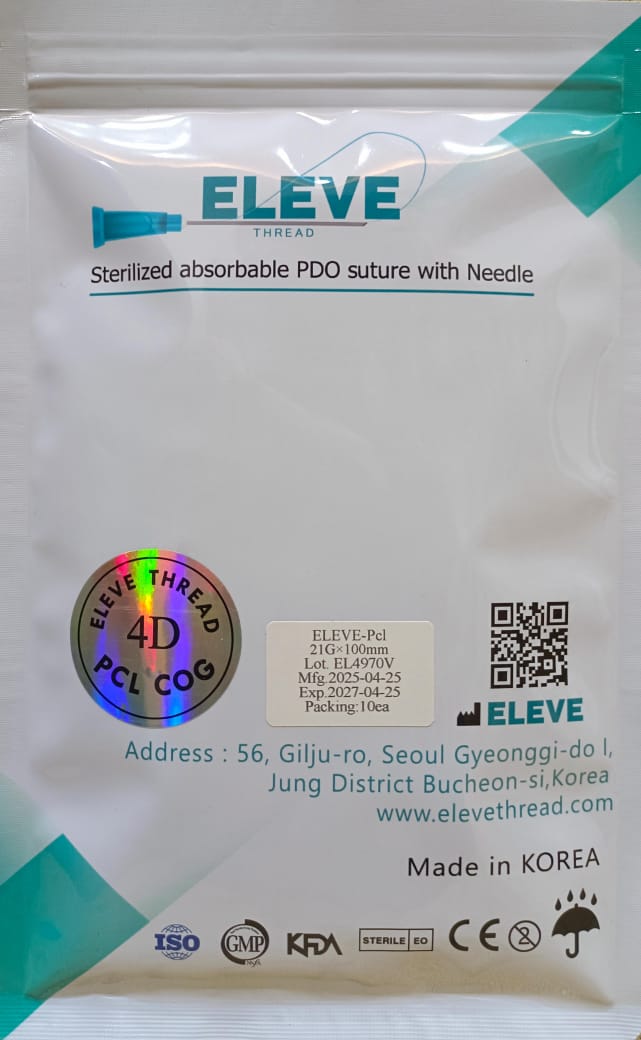 PCL COG 4D Threads for Face & Body Lift – 18G/19G/21G | 20 pcs | Collagen Stimulating | Korea