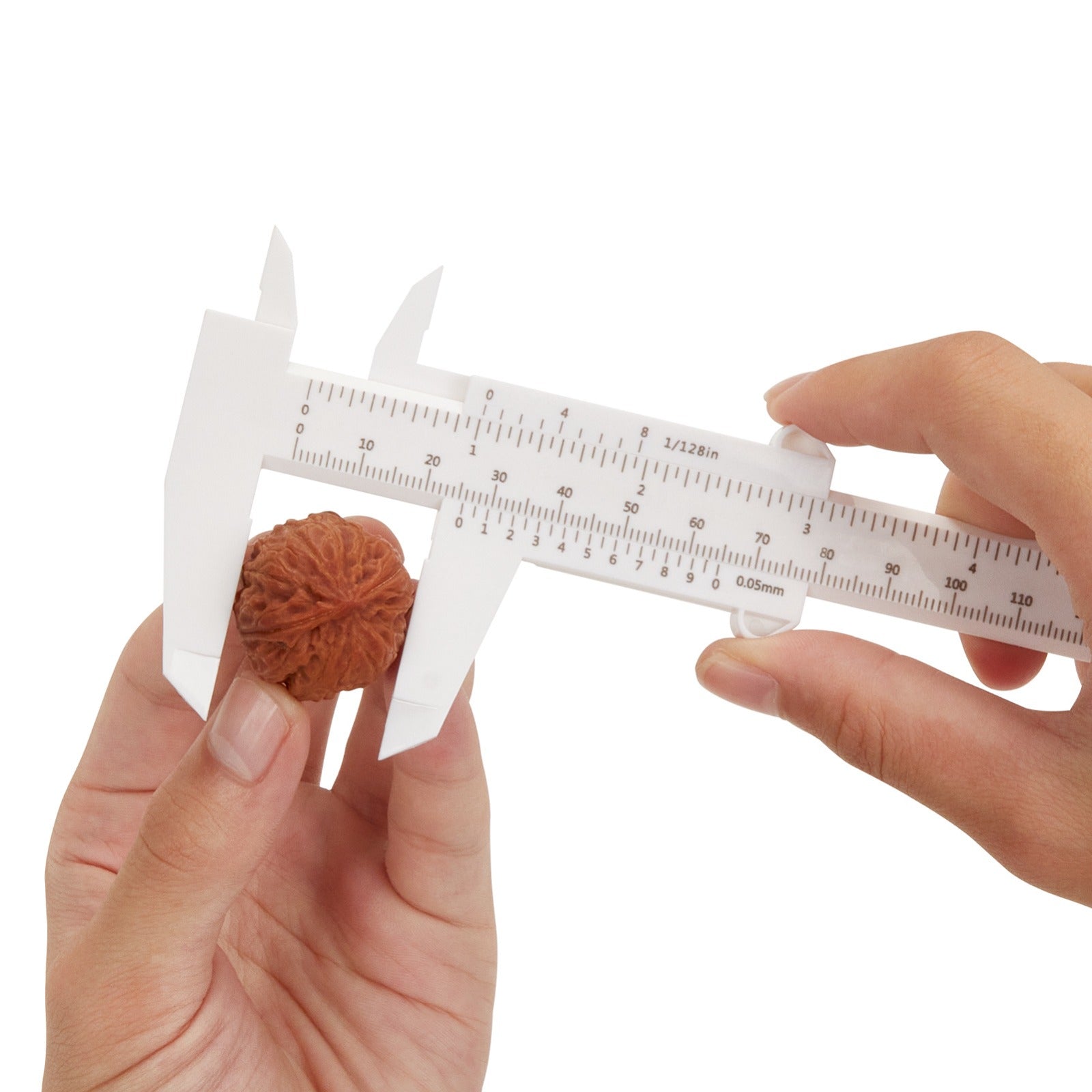 Microblading Eyebrow Measuring Vernier Caliper – 150mm Plastic Sliding Ruler for Brow & PMU Symmetry Mapping