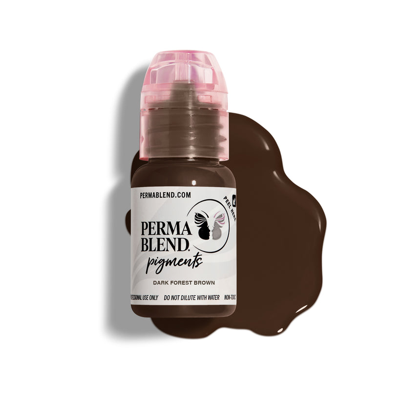 Perma Blend Dark Forest Brown 15ml Pigment – Professional PMU Eyebrow & Cosmetic Tattoo Ink